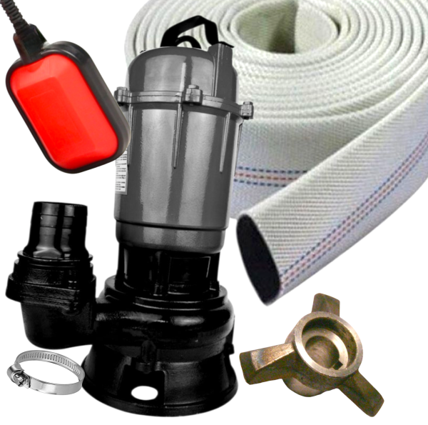 Фекальний насос з ножем (+шланг 10 м)