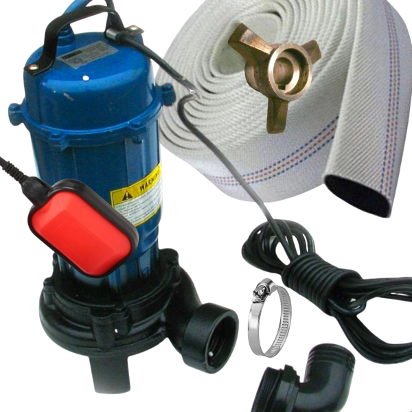 Фекальний насос з ножем (+шланг 20 м)